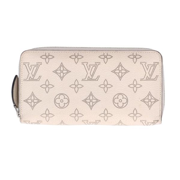 55536 1 Louis Vuitton Mahina Zippy Wallet Black