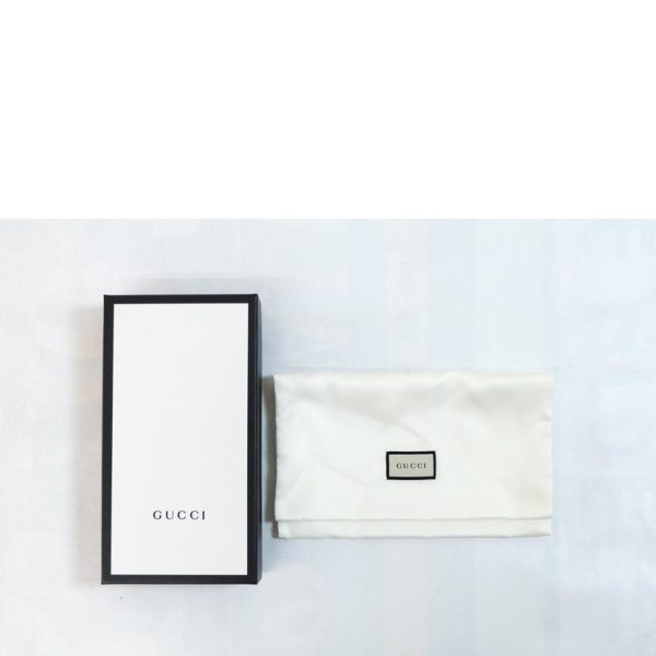 55594 6 Gucci GG Canvas Round Zipper Long Wallet