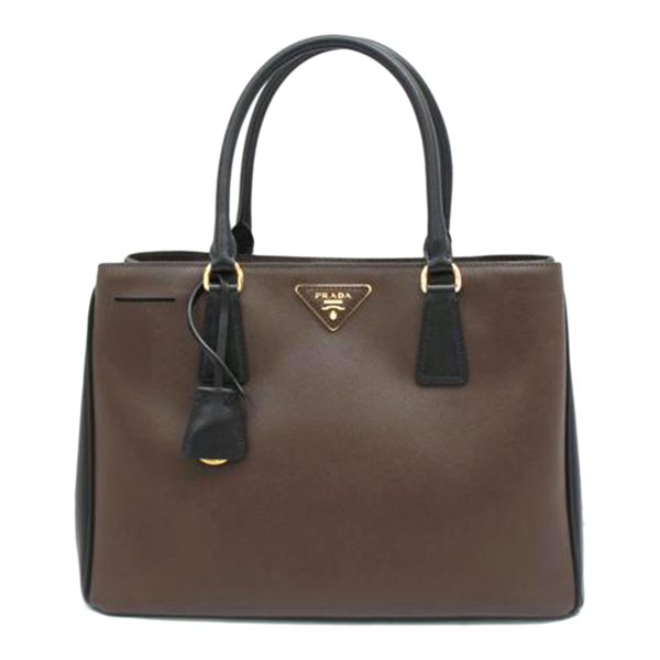 55603 1 PRADA Saffiano 2WAY Shoulder Bag Black