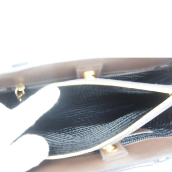 55603 6 PRADA Saffiano 2WAY Shoulder Bag Black