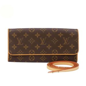 55604 1 Louis Vuitton Chantilly Gm Shoulder Bag Monogram Canvas Brown