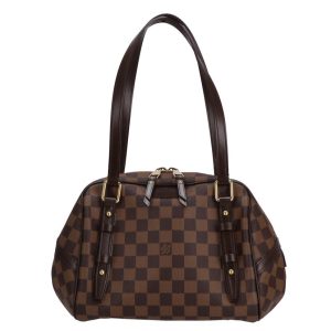 55628 1 Louis Vuitton Tote Bag Damier Ebene Neverfull MM Bag