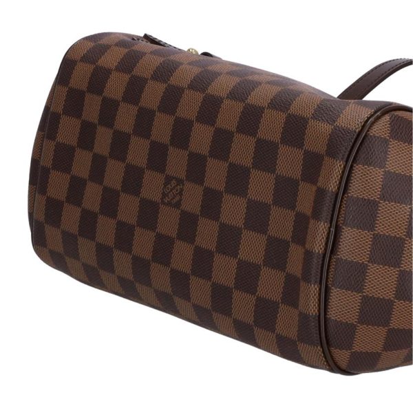 55628 3 Louis Vuitton Rivington PM Damier Handbag Ebene Brown