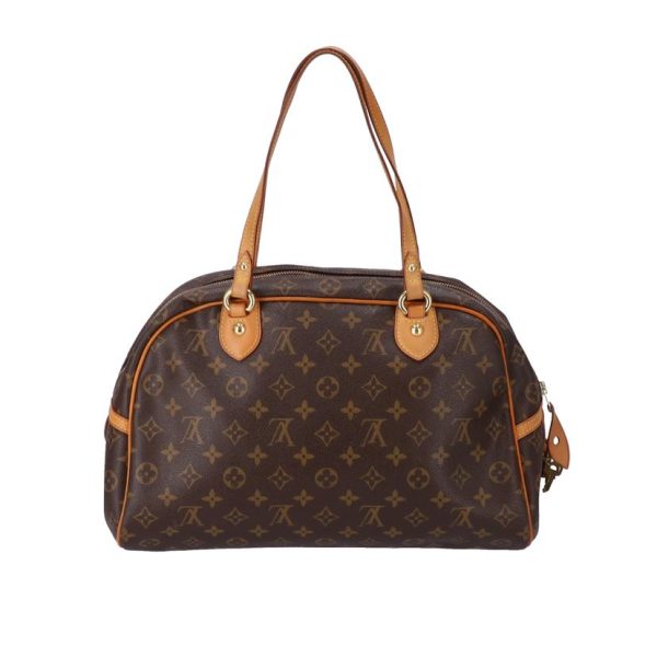 55666 2 Louis Vuitton Montorgueil Monogram Bag Brown