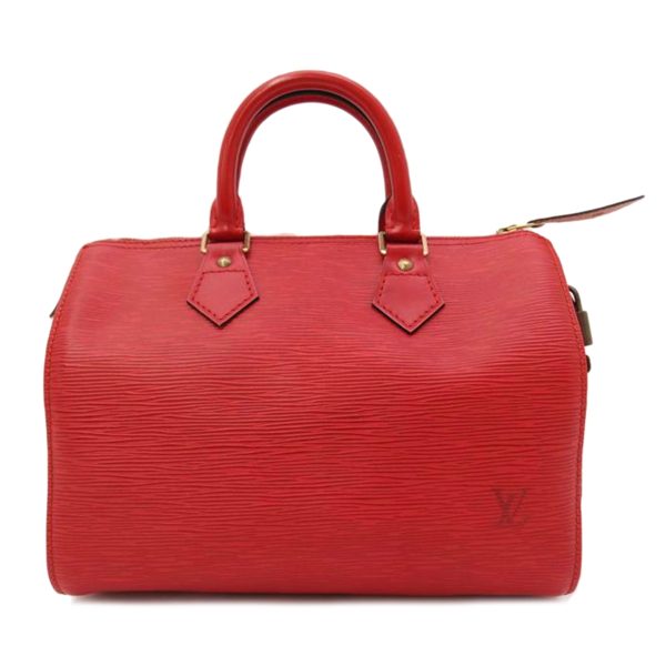 55679 1 Louis Vuitton Speedy 25 Handbag Epi Castilian Red