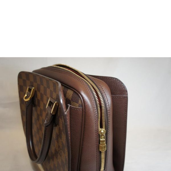 55697 5 Louis Vuitton Triana Damier Ebene Handbag Brown