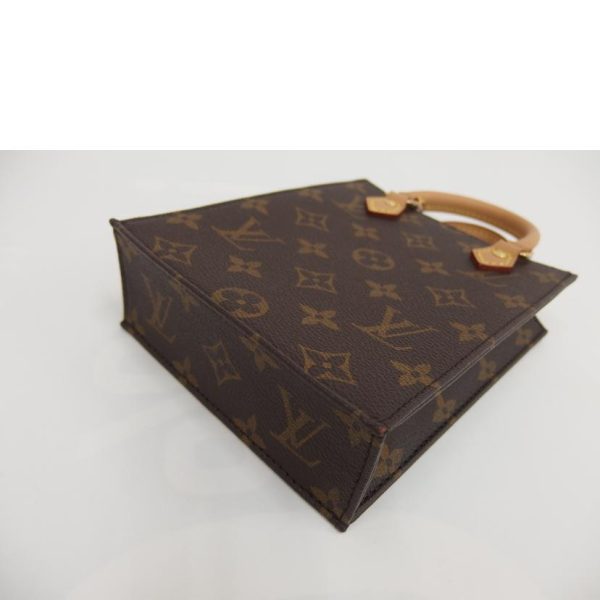 55745 4 Louis Vuitton Petit Sac Plat Handbag Brown