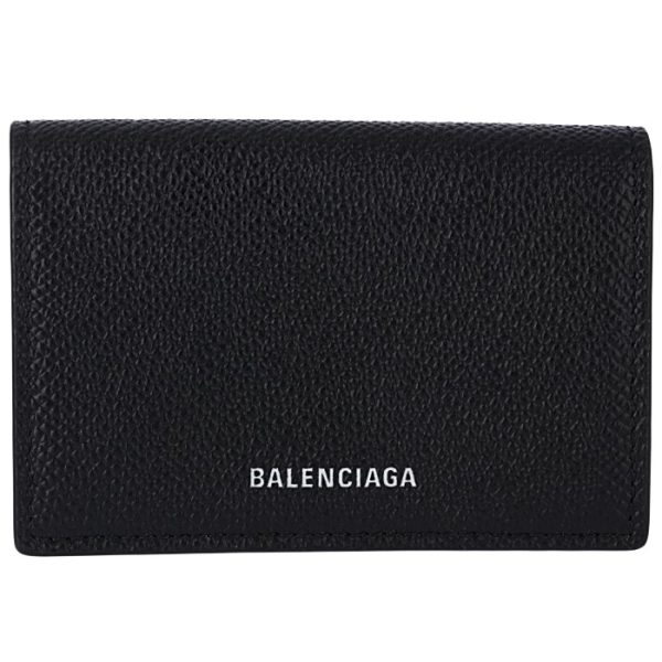 5582080otgm1000 1 Balenciaga Ville Trifold Mini Wallet Black