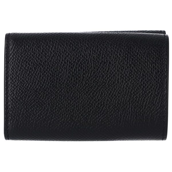 5582080otgm1000 2 Balenciaga Ville Trifold Mini Wallet Black