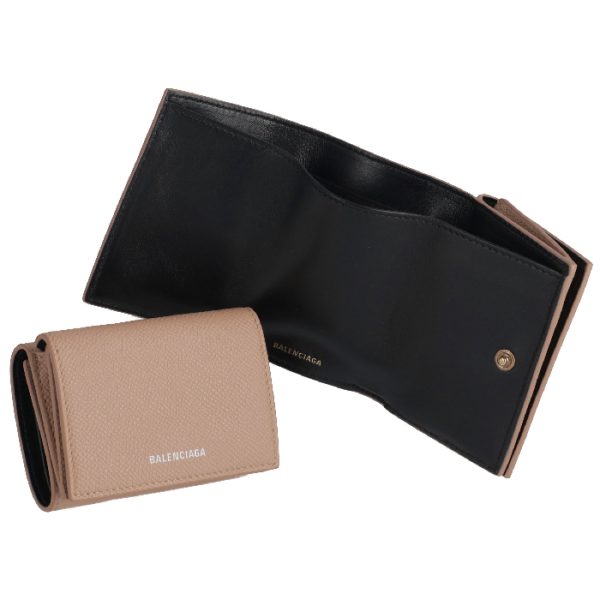 5582080otgm2770 Balenciaga Ville Trifold Mini Wallet