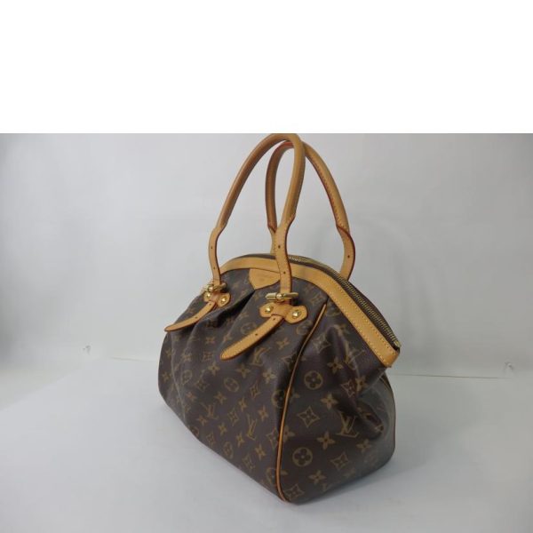 55857 3 Louis Vuitton Tivoli GM Monogram Handbag Brown