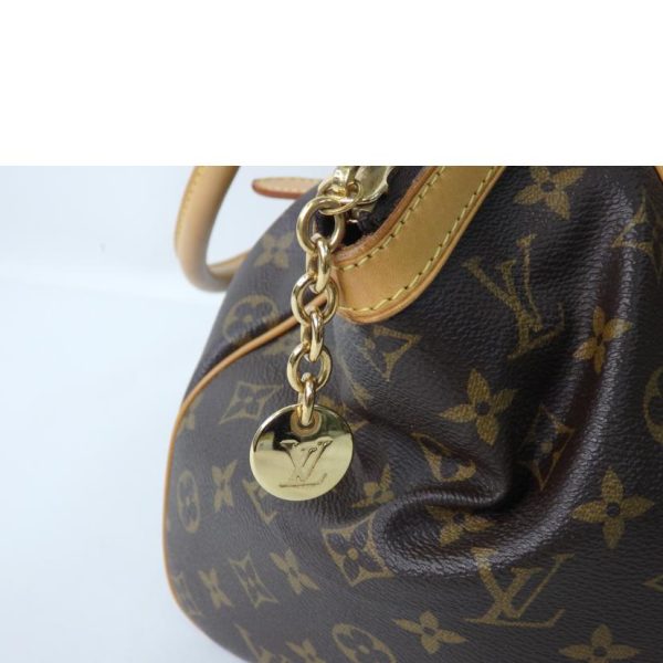 55857 7 Louis Vuitton Tivoli GM Monogram Handbag Brown