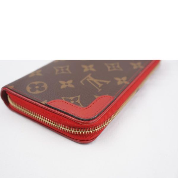 55888 7 Louis Vuitton Zippy Wallet Monogram Bag Brown