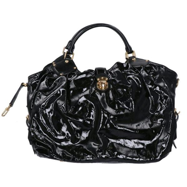 55918 1 Louis Vuitton Surya XL Mahina Handbag Noir