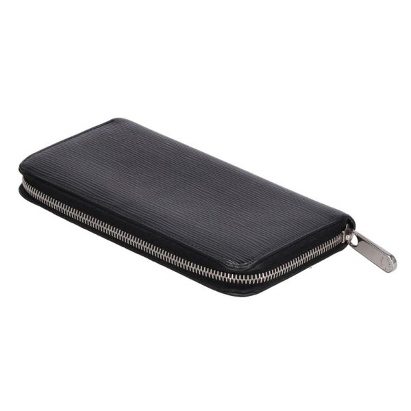 55987 5 Louis Vuitton Zippy Wallet Epi Wallet Noir