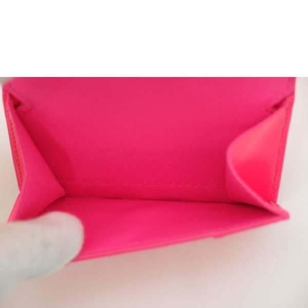 55990 5 Balenciaga Hourglass Mini Wallet Vivid Pink