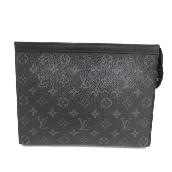 55998 1 Louis Vuitton Pochette Voyage MM Pouch Monogram Eclipse