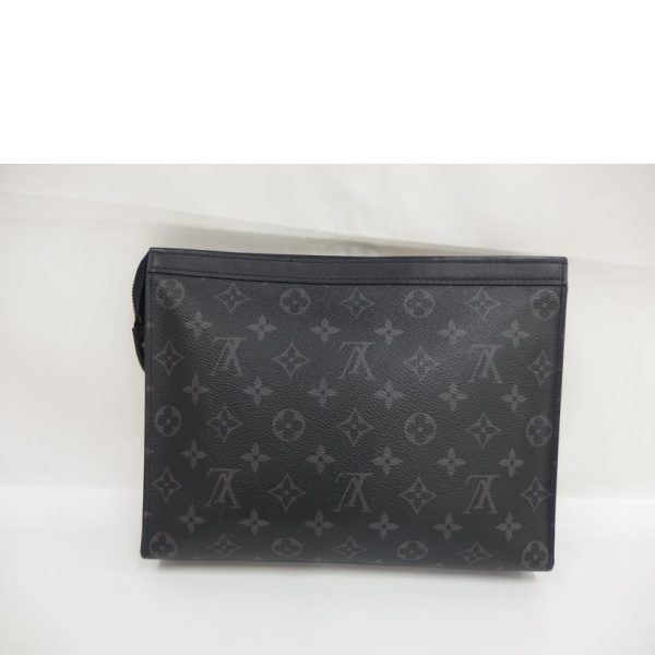 55998 2 Louis Vuitton Pochette Voyage MM Pouch Monogram Eclipse