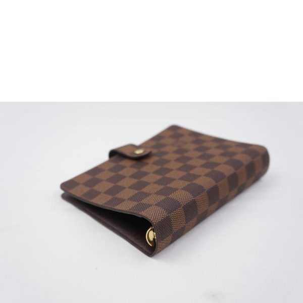 56014 3 Louis Vuitton Agenda MM Damier Ebene Canvas Planner Brown