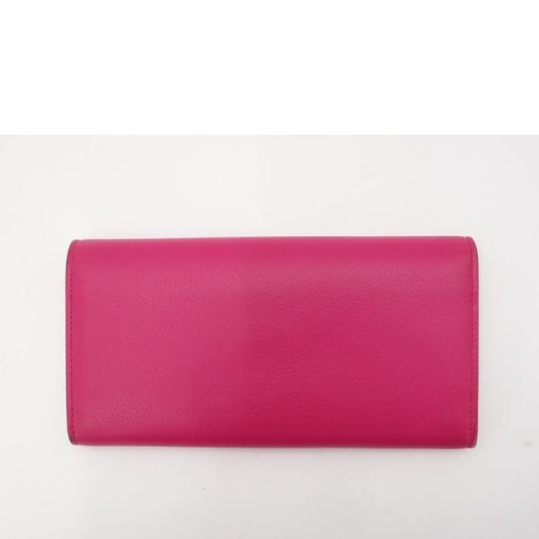 56034 2 Balenciaga Paper Long Wallet Pink