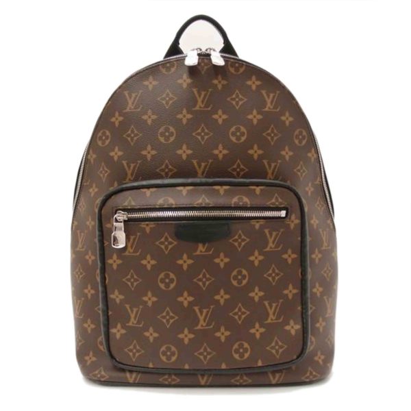 56122 1 Louis Vuitton Josh NV Monogram Macassar Backpack Brown