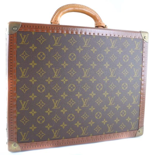 56140441 3 LOUIS VUITTON Cotoville 40 Trunk M21424 Monogram Canvas Brown