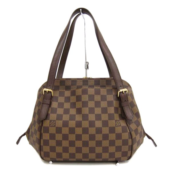 56182 1 Louis Vuitton Belem MM Bag Brown