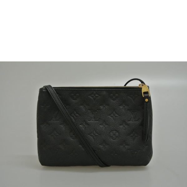 56242 2 Louis Vuitton Twice Bag Empreinte Black