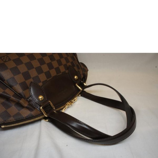 56250 4 Louis Vuitton Verona PM Damier Canvas Bag Brown