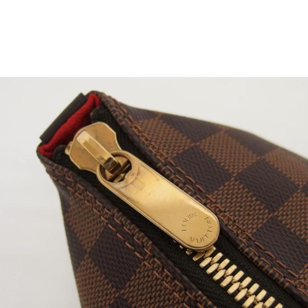 56281 5 Louis Vuitton Saleya MM Damier Ebene Canvas Bag Brown