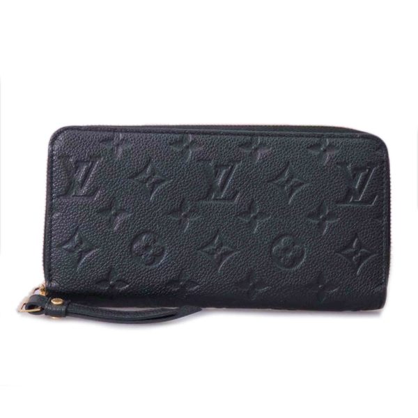 56285 1 Louis Vuitton Zippy Monogram Wallet Emprunte Brown