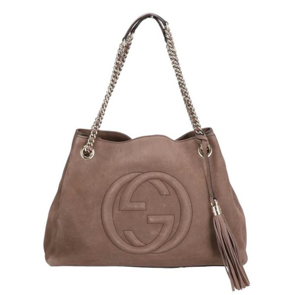 56292 1 GUCCI Soho Interlocking G Chain Shoulder Bag