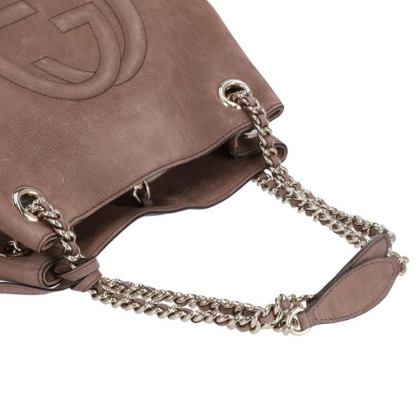 56292 4 GUCCI Soho Interlocking G Chain Shoulder Bag