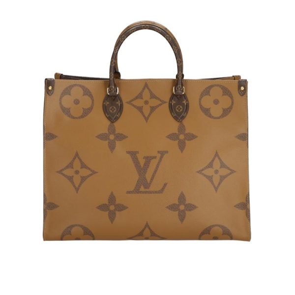 56353 2 Louis Vuitton On the Go GM Bag Monogram Giant Reverse