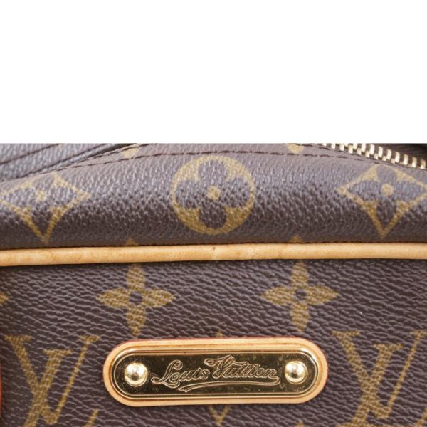 56448 12 Louis Vuitton Montorgueil PM Monogram Bag Brown