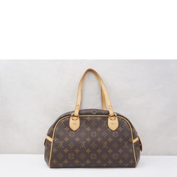 56448 2 Louis Vuitton Montorgueil PM Monogram Bag Brown