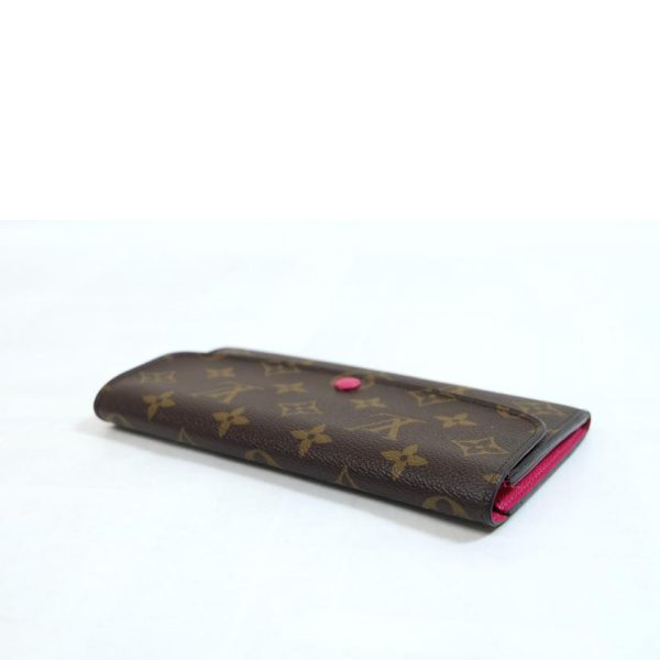 56539 3 Louis Vuitton Portefeuille Emily Monogram Wallet Fuchsia