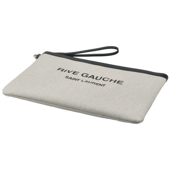 5657229j58e9273 3 Saint Laurent Paris Clutch Bag Rive Gauche Pouch White