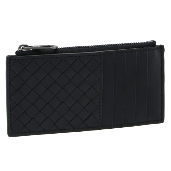 566430v46511000 Bottega Veneta Card Holder Coin Case Black