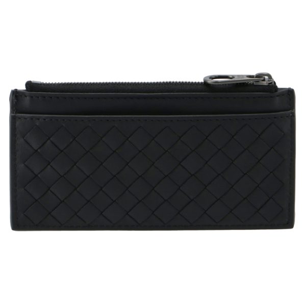 566430v46511000 2 Bottega Veneta Card Holder Coin Case Black