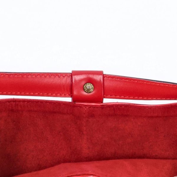 56766 7 Louis Vuitton Randonnée Epi Handbag Castilian Red