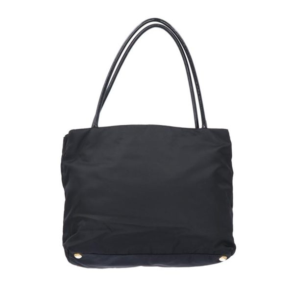 56797 2 Prada Nylon Tote Bag Black