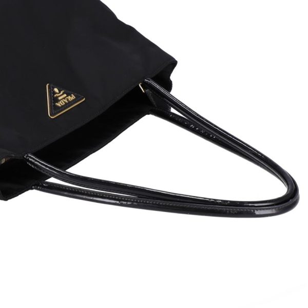 56797 4 Prada Nylon Tote Bag Black