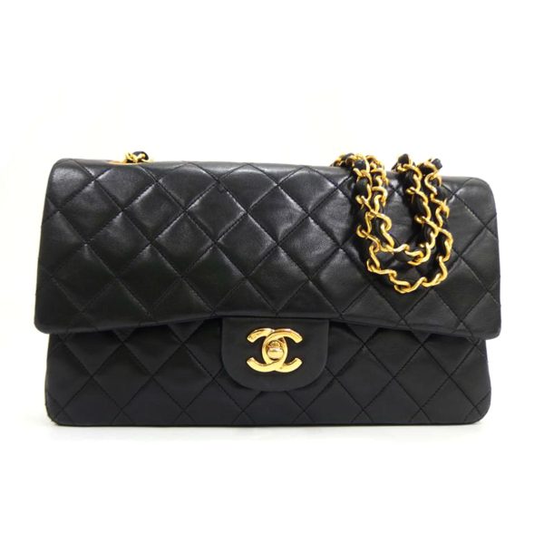 56836 1 Chanel Matelasse 25 Double Flap Chain Shoulder Bag