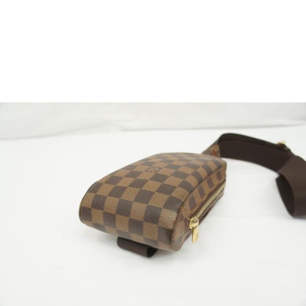 56891 3 Louis Vuitton Jeronimos Bag Damier Ebene Brown