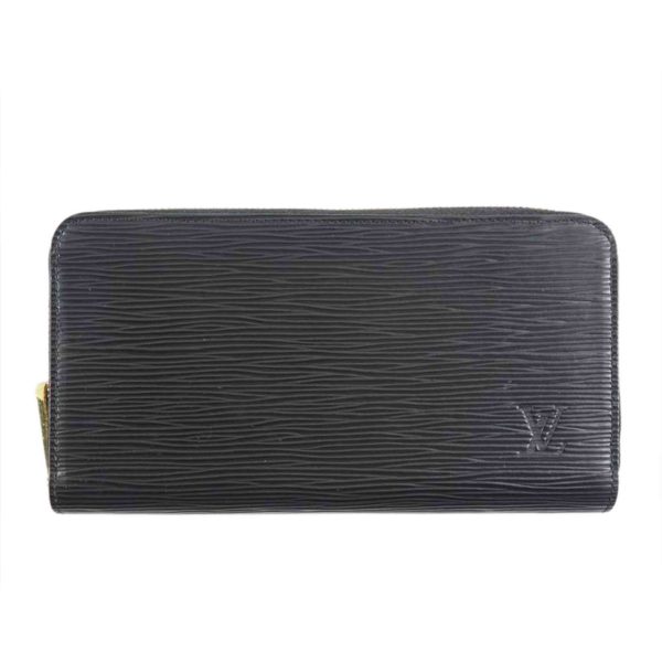 56944 1 Louis Vuitton Zippy Wallet Epi Black