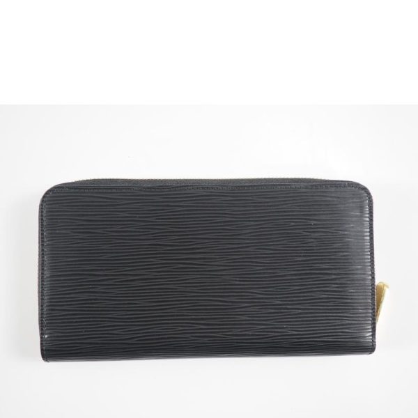 56944 2 Louis Vuitton Zippy Wallet Epi Black