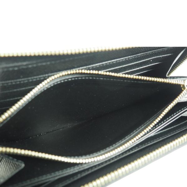 56944 5 Louis Vuitton Zippy Wallet Epi Black