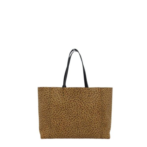 56991 2 Bottega Veneta Intreccio Mirage Leather Tote Bag Leopard