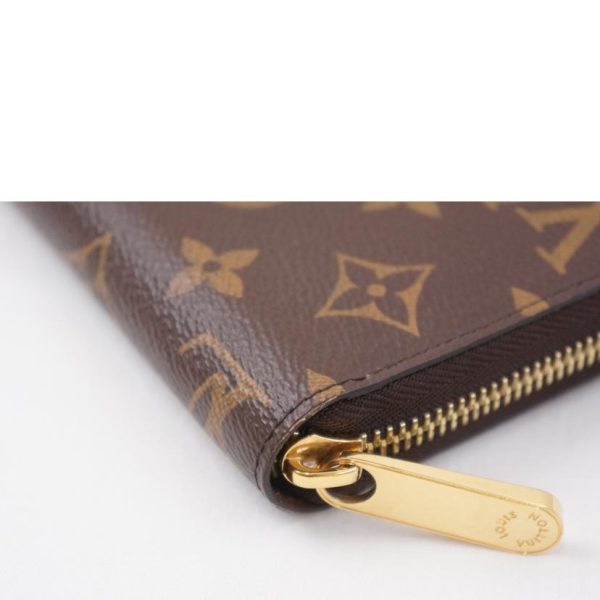 57025 8 Louis Vuitton Zippy Wallet Monogram Brown